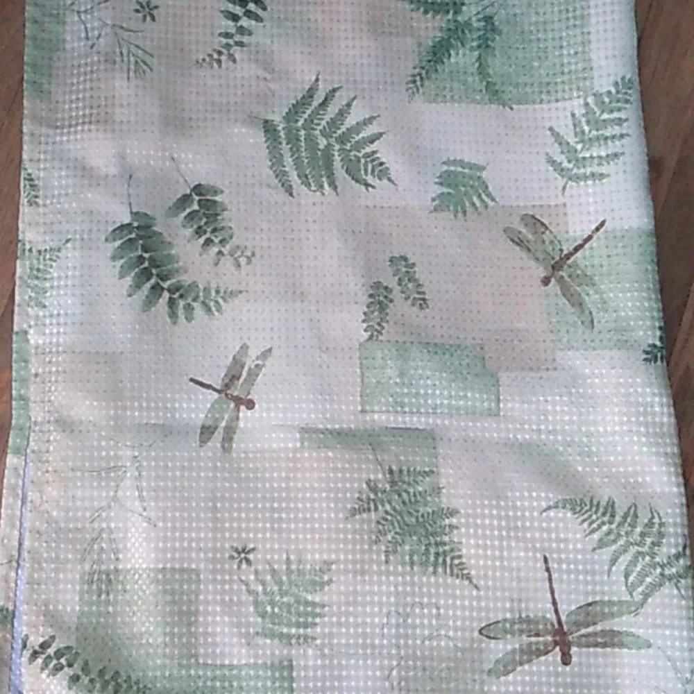 ⚜ Botanical Print Shower Hanging Plant Art Fern Gingko Leaves Hippie Boho